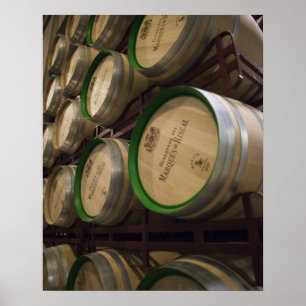 Poster Cave de Bodega Marques de Riscal, bodega