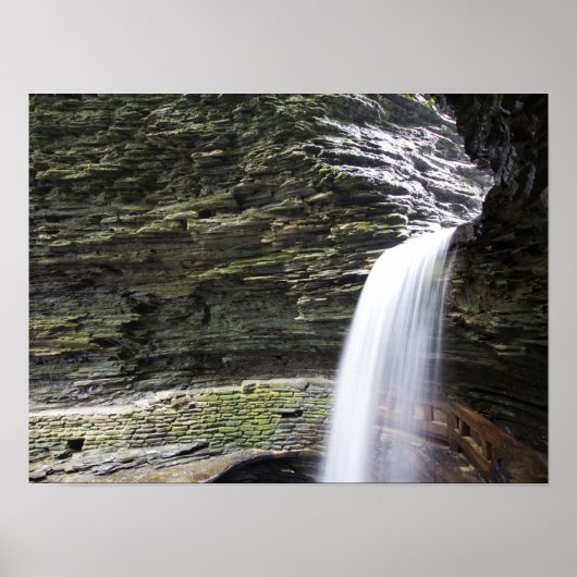 Poster Cavern Cascade, Watkins Glen State Park, New York (Devant)