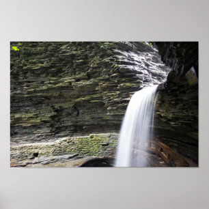 Poster Cavern Cascade, Watkins Glen State Park, New York