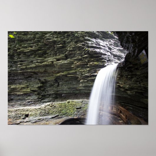 Poster Cavern Cascade, Watkins Glen State Park, New York (Devant)