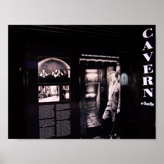 Poster Cavern Club Entrée Originale, Liverpool, Royaume-U (Devant)