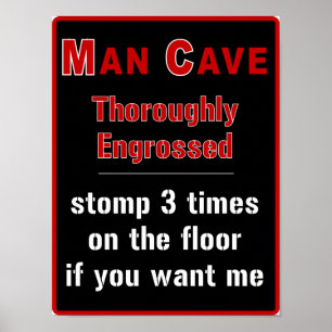 Poster Caverne d'homme : Rédigé -
