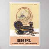 Poster Caviar noir (Devant)