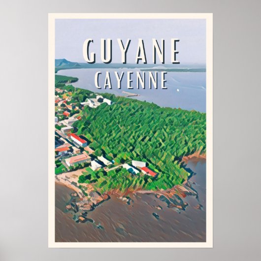 Poster Cayenne Photo Vintage (Devant)