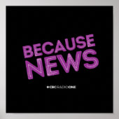 Poster CBC Parce que les nouvelles (Devant)