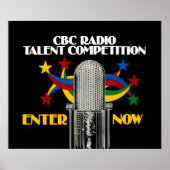 Poster CBC Radio Talent Competition (années 1981) (Devant)