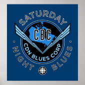 Poster CBC Saturday Night Blues (Devant)