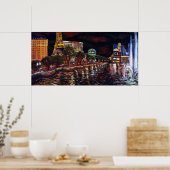 Poster CBjork Las Vegas water show (Cuisine)