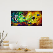 Poster CBjork, récif islamique maure (Cuisine)