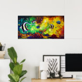 Poster CBjork, récif islamique maure (Bureau à domicile)