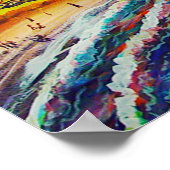 Poster CBjork Tiki Big Wave Print (Coin)