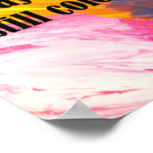 Poster Ccrayons cassés encore couleur (Coin)