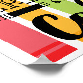 Poster Ccrayons cassés encore couleur (Coin)