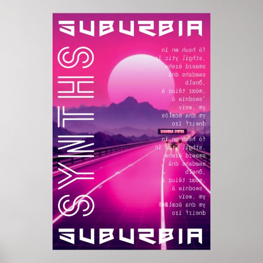 Poster CDsuburbia (Devant)
