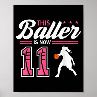 Poster Ce Baller a 11 ans Baseball 11e anniversaire