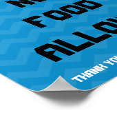 Poster Ce château est sans nourriture surveillé par le Si (Coin)