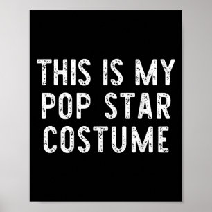 Poster Ce Costume Mon P Star Halloween Easy Kids Adulte P