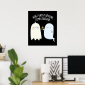 Poster Ce Fantôme Arrive Autour Du Jeu Halloween (Bureau à domicile)