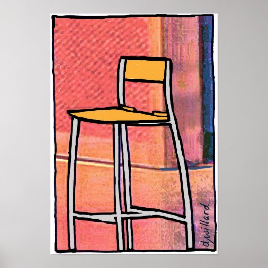 Poster Ce fauteuil vide (Devant)