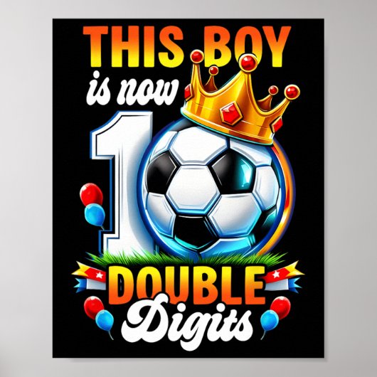Poster Ce garçon a maintenant 10 ans à double chiffre Foo (Devant)