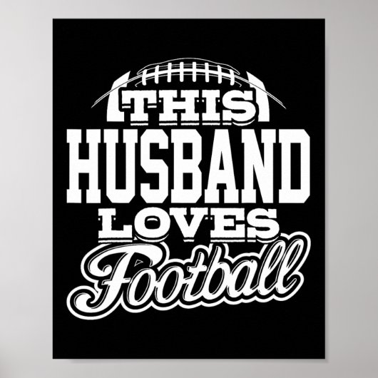 Poster Ce Mari Aime Le Football - Variant Blanc (Devant)