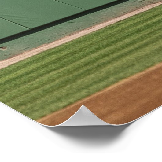 Poster Ce mur est connu sous le nom de "Monstre Vert". (Coin)