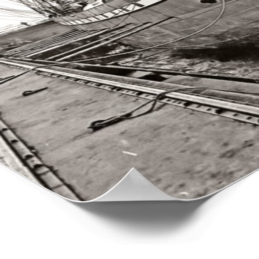 Poster Ce navire Talus 1892 (Coin)