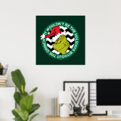 Poster Ce ne serait pas les vacances sans Grinch (Bureau à domicile)