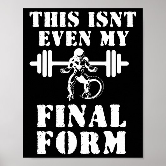 Poster Ce n'est même pas ma forme finale de gym (Devant)