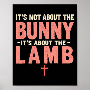 Poster Ce n'est pas à propos du lapin, c'est à propos de