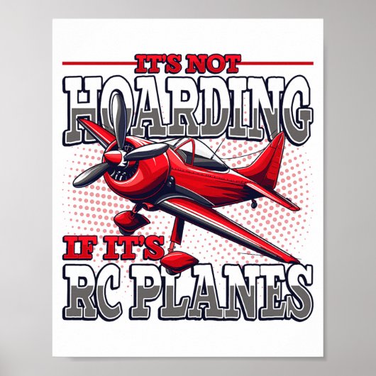 Poster Ce N'est Pas Du Fouillis S'il S'agit D'avions Rc C (Devant)
