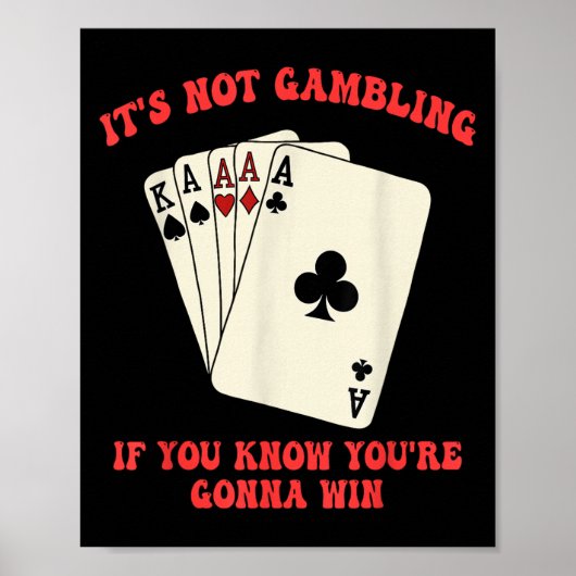 Poster Ce n'est pas du jeu, confiant (Devant)