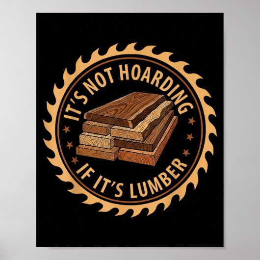 Poster Ce n'est pas du thésaurisation si c'est du bois de (Devant)
