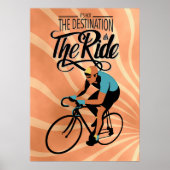 Poster Ce n'est pas la destination, c'est Ride ! Style ré (Devant)