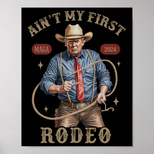 Poster Ce n'est pas mon premier rodéo cowboy occidental d (Devant)