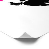 Poster Ce n'est pas mon premier rodéo (rose) (Coin)