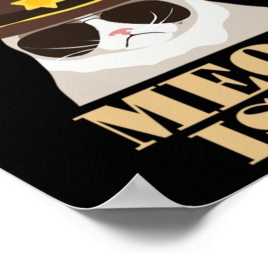 Poster Ce N'Est Pas Si Drôle La Meow Est - Drôle État Tro (Coin)