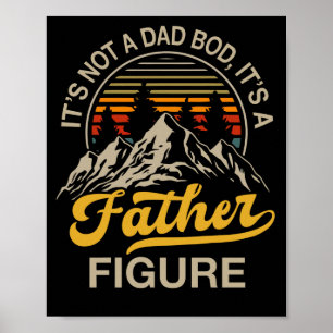 Poster Ce n'est pas un papa Bod C'est un père Fête des pè