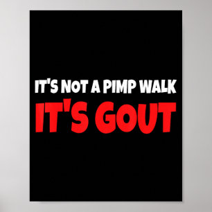 Poster Ce n'est pas une promenade, c'est la goutte, drôle
