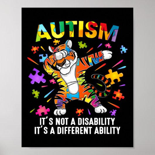 Poster Ce n'est pas une Sensibilisation sur l'autisme de  (Devant)