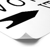 Poster Ce N'Est Peut-Être Pas Facile, Mais Ça Vaut La Pei (Coin)