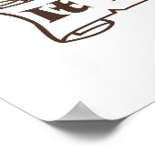 Poster Ce n'était pas moi ange carlin drôle de citation (Coin)