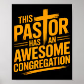 Poster Ce pasteur a une congrégation chrétienne géniale (Devant)