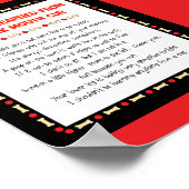 Poster Ce Que J'Ai Appris De Mon Cur À Bouche Noire (Coin)