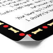 Poster Ce Que J'Ai Appris De Mon Yorkshire Terrier (Coin)