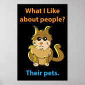 Poster Ce que j'aime dans l'affiche des gens (Devant)