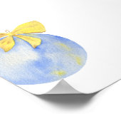 Poster Ce que le bébé sera le genre révéler (Coin)