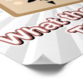 Poster ce que le toast français (Coin)