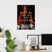 POSTER CE QUE NOUS FAISONS DANS LES OMBRES TAIKA WAITITI (Bureau à domicile)