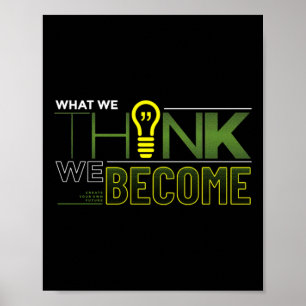 Poster Ce Que Nous Pensons Devenir Sticker